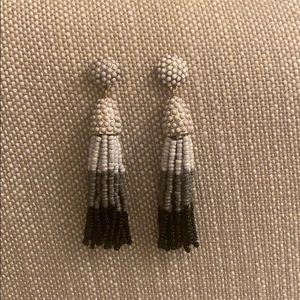 Baublebar Tricolor Beaded Tassel Earrings